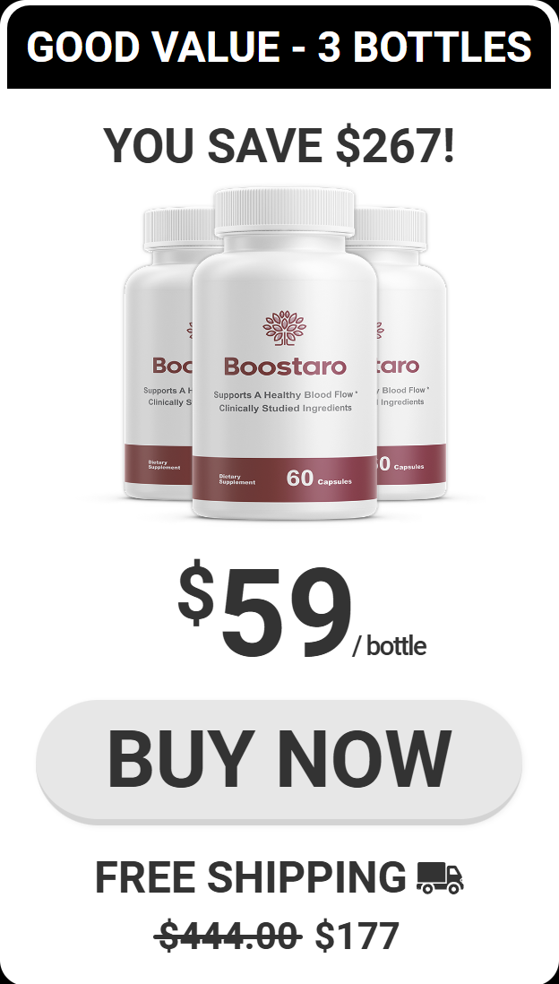 Boostaro pricing